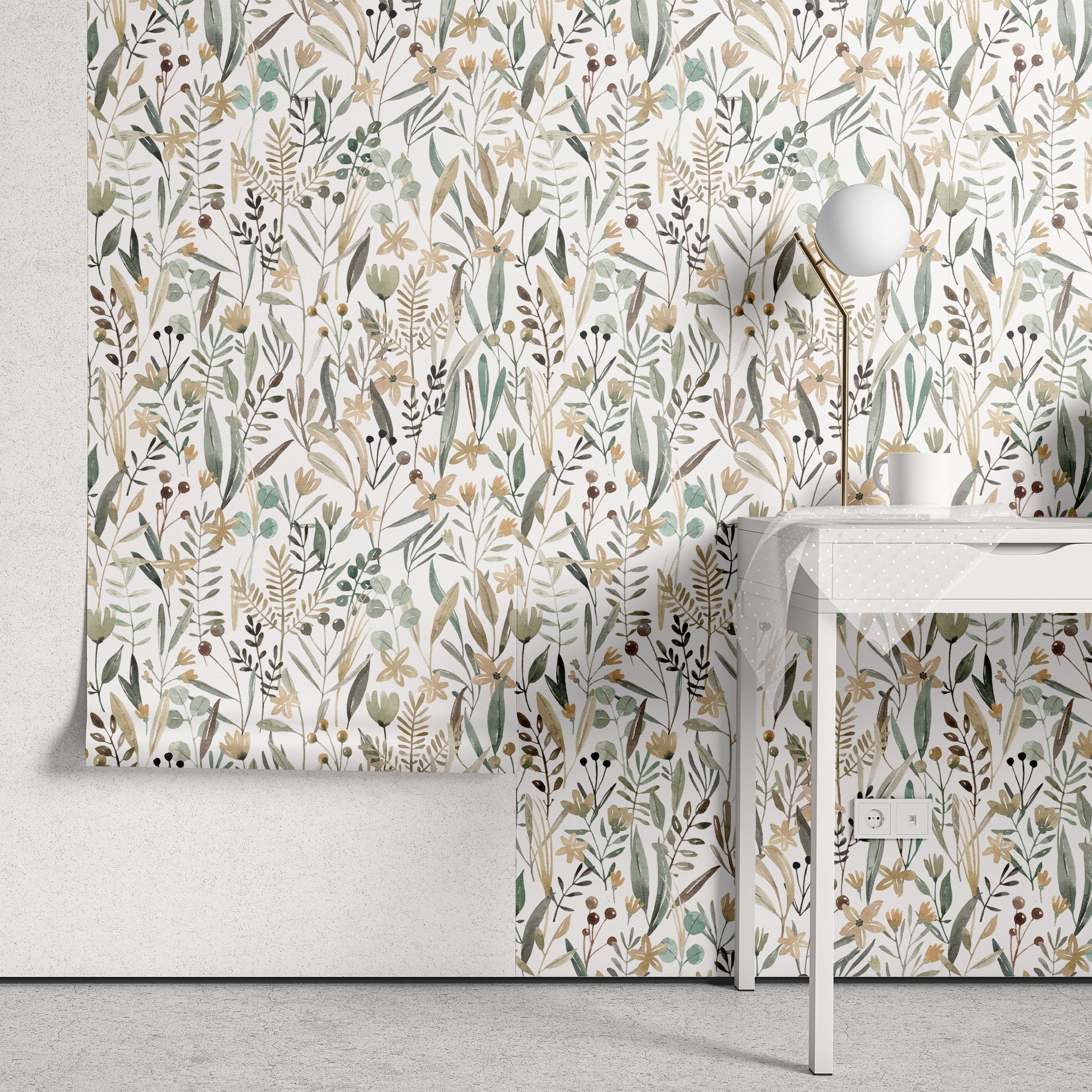 Floral Peel Stick Wallpaper Instantly Transform Room - Temu Canada