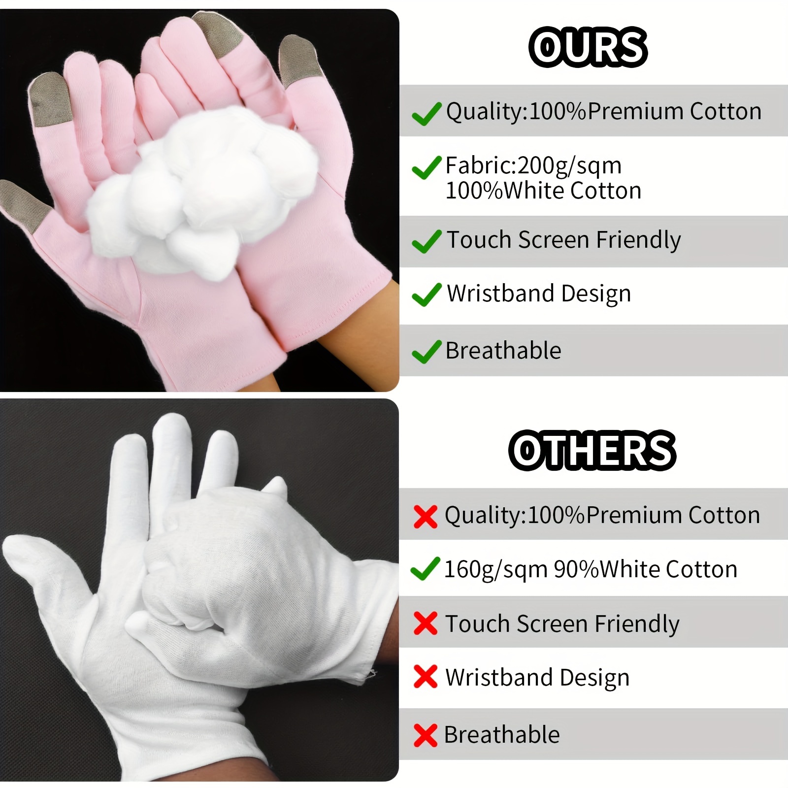 moisturizing gloves moisturizing Temu Oman