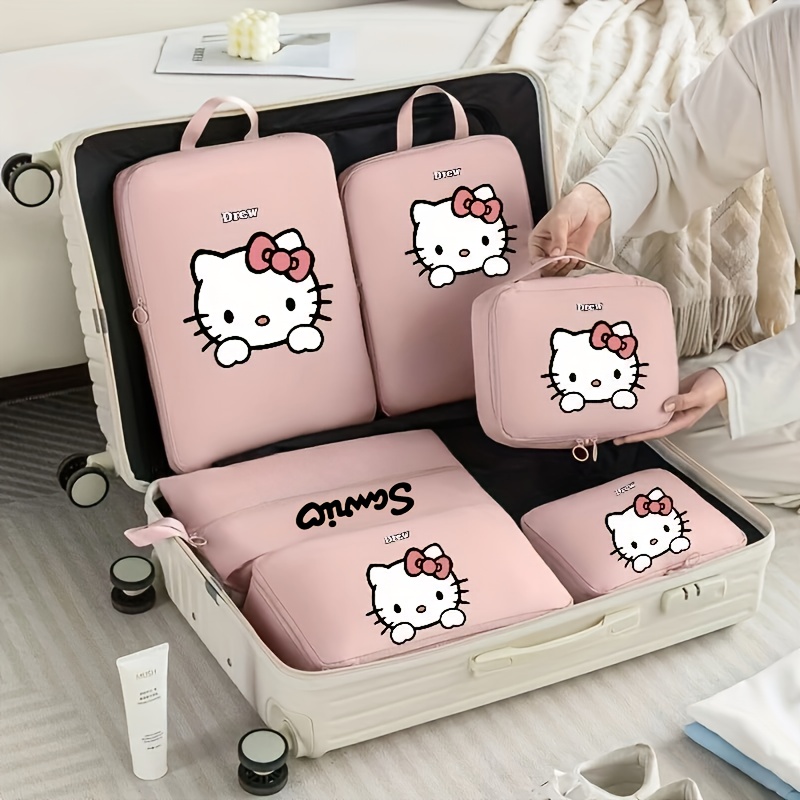 E-shop SANRIO Packorganizer Gepäck Organizer Tasche Geeignet für verschiedene Szenen Gepäckorganisation Neue Kompressions Gepäck Organizer 6er Set,