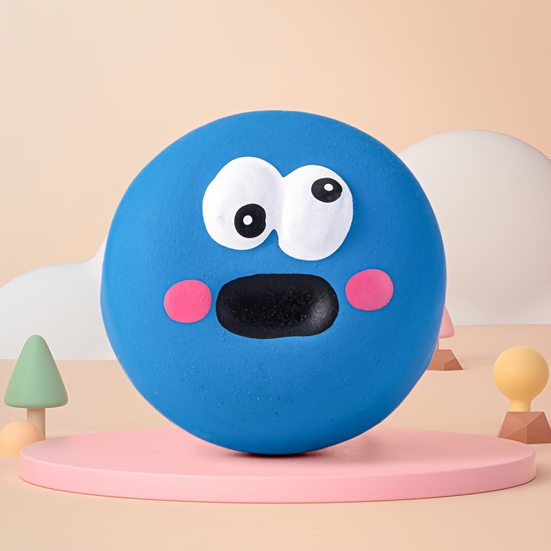a set of 1 3 dog sound toys featuring a cute   ball design made of durable rubber for pets to   helping to clean their teeth this squeaky dog toy ball is great for interactive training and pet supplies without battery Product details 2