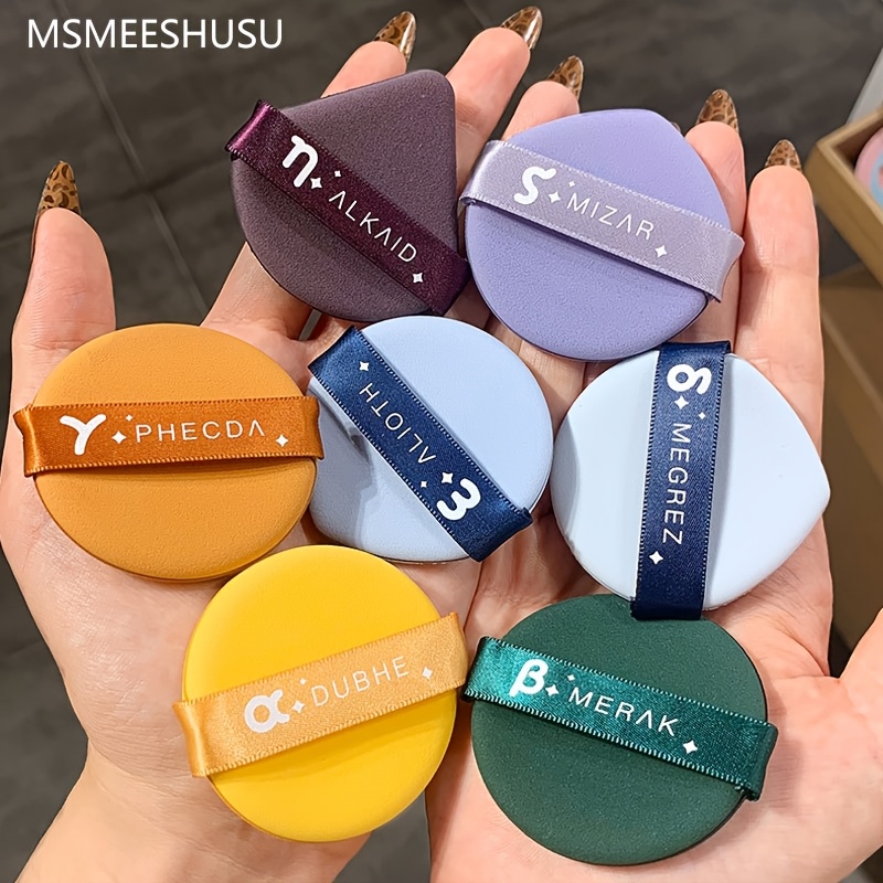 

Msmeeshu 6/14/20pcs Star Powder , Hypoallergenic Hydrophilic Pu, Wet/dry Use, Suitable For Liquid Foundation, Loose Powder, Blush, Normal Skin