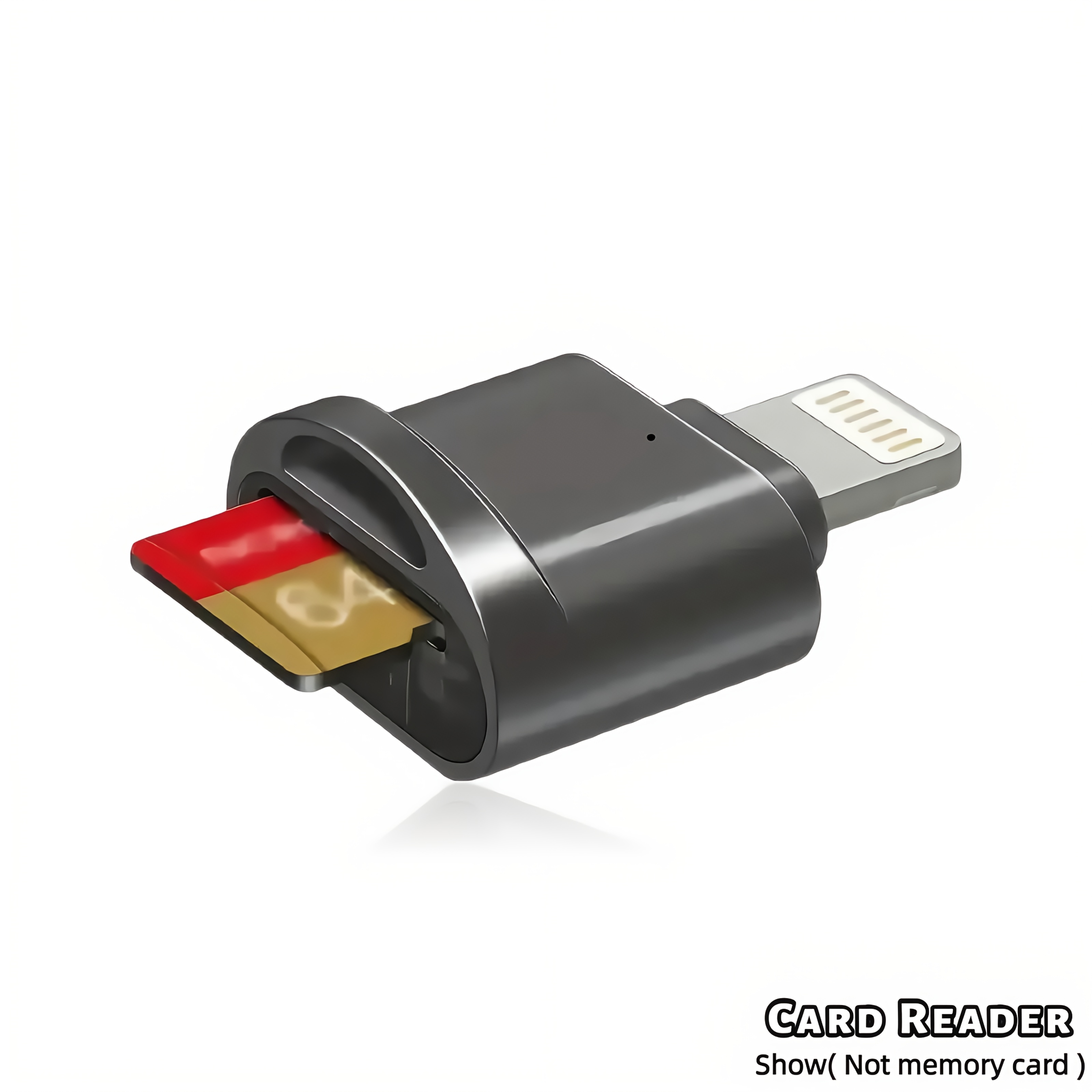 TEMU Lightning Card Reader, Compatible With Iphone 14/13/12 And Ipad, 8-pin Lightning Otg Port, Supports Sd/tf Card Storage Expansion