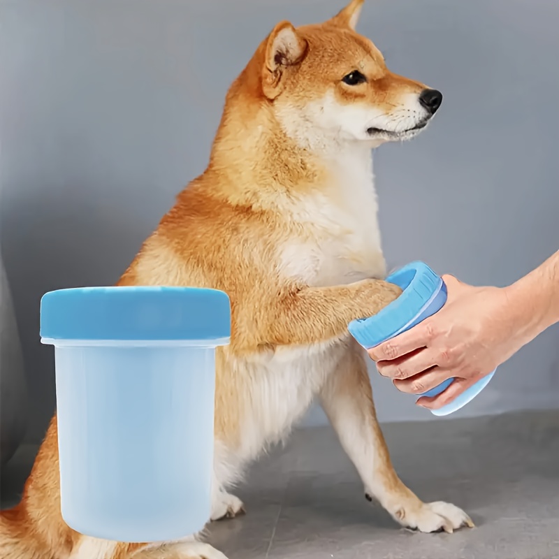 

Silicone Cleaning Cup For Dogs, Easy No-power Foot Cleaning Tool, Cat Bath Brush, Safe Material, Ideal For All Dog Breeds