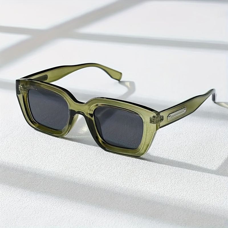 1pc Special Women's Glasses - Irregular Three-Dimensional Style, Olive Green Trendy and Stylish for Photoshoots & Parties,hilarious Christmas Gifts.