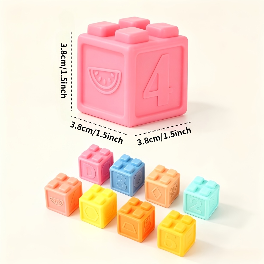 6pcs Interactive Interlocking Stacking Building Blocks