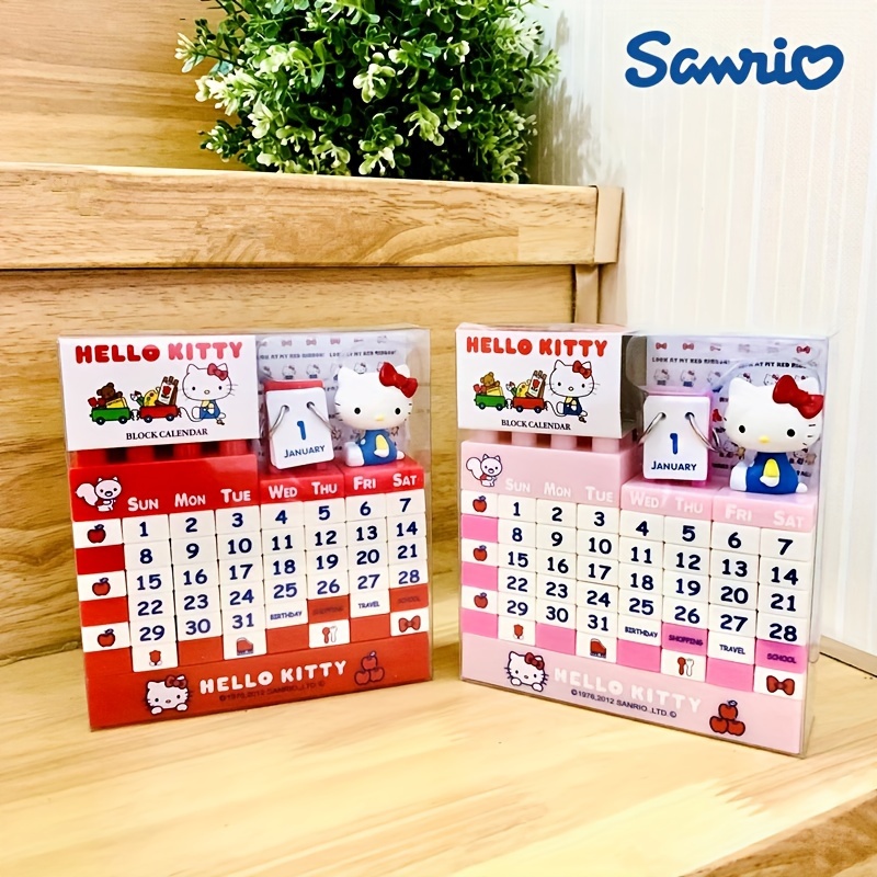 

Sanrio Hello Kitty Building Blocks Calendar - Decor For Office & School, Gift