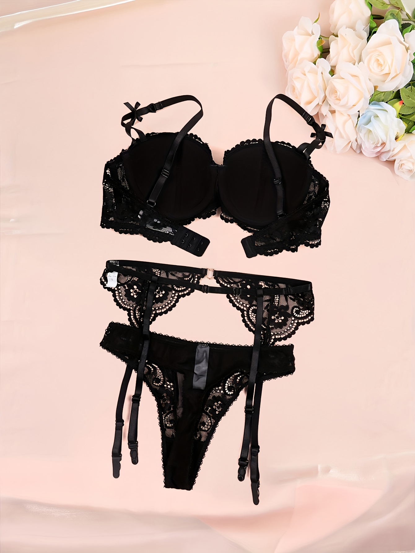lingerie set women featuring panties a lace - Temu Qatar
