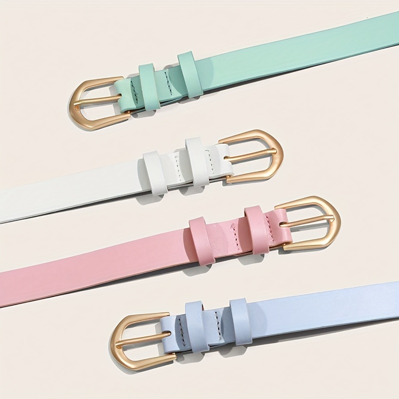 Light Green Pink Belt Set for 78 Waist Size