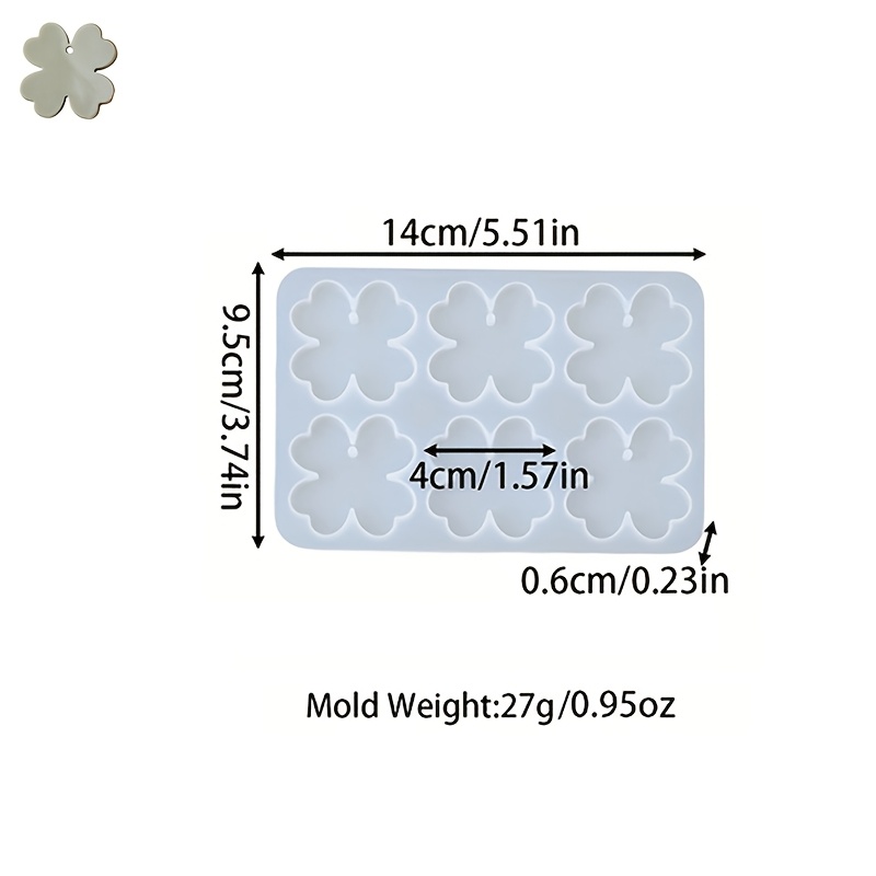 TEMU Moules en silicone pour pendentifs série , moule pour ornements faits à , porte-clés, collier, outil de fabrication artisanale DIY en résine