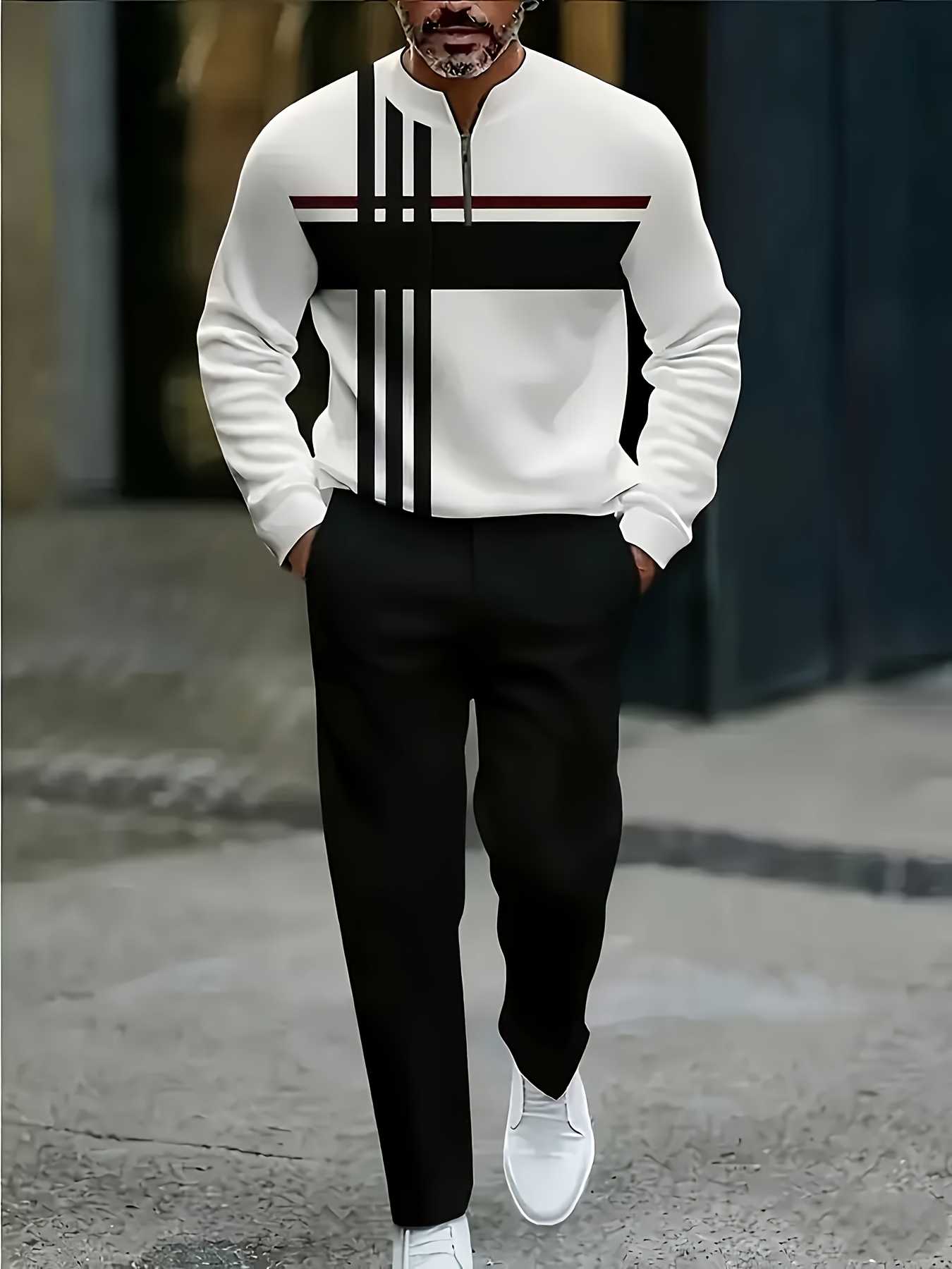 trajes deportivos hombres estadounidenses blancos Temu