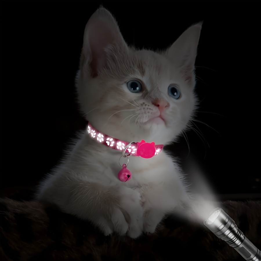 

2pcs Reflective Cat Collars & - For , Pattern,