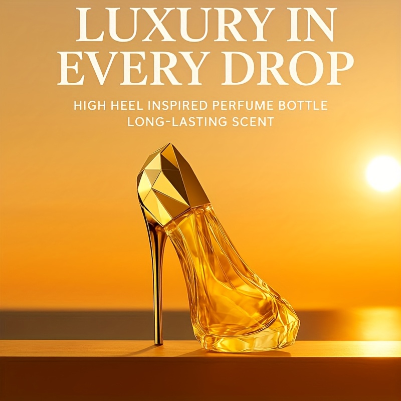 01oz high heel shaped perfume for women, vanilla scent, long