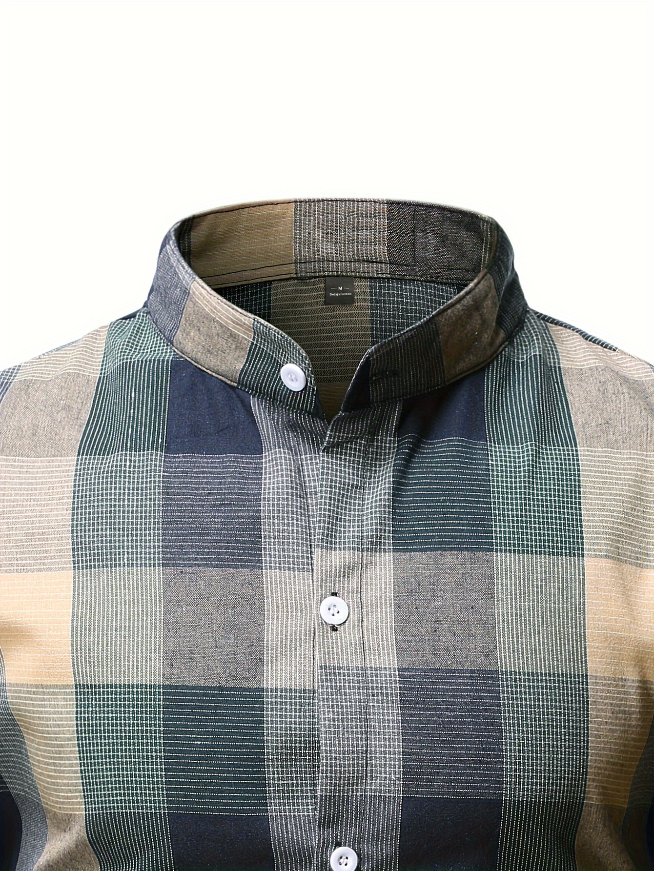 Camisa de Hombre Clásica a Cuadros de Manga Larga con Botones, Diseñada para Ropa de Exterior de Primavera y Otoño, Camisa Casual de Hombre a Cuadros de Manga Larga, Camisa Casual de Hombre a Cuadros de Manga Larga, Elegante y Sencilla, a la Moda y Versátil, Adecuada para Citas, Ocasiones Sociales y