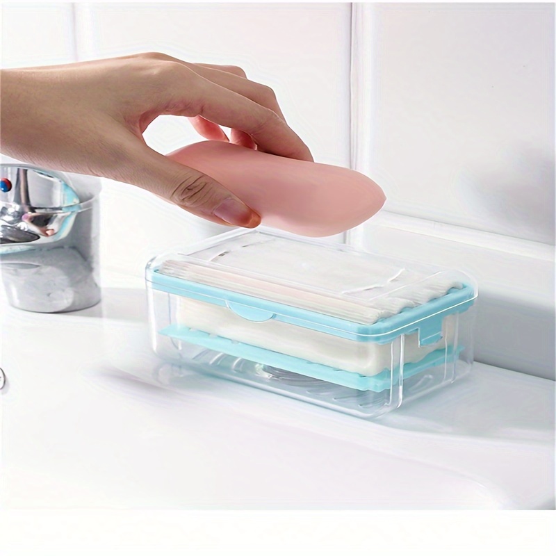 

1pc Multifunctional Soap Dish, Roller Type Soap Box, Soap Foaming Box For Home Bathroom Kitchen, Bathroom Accessories