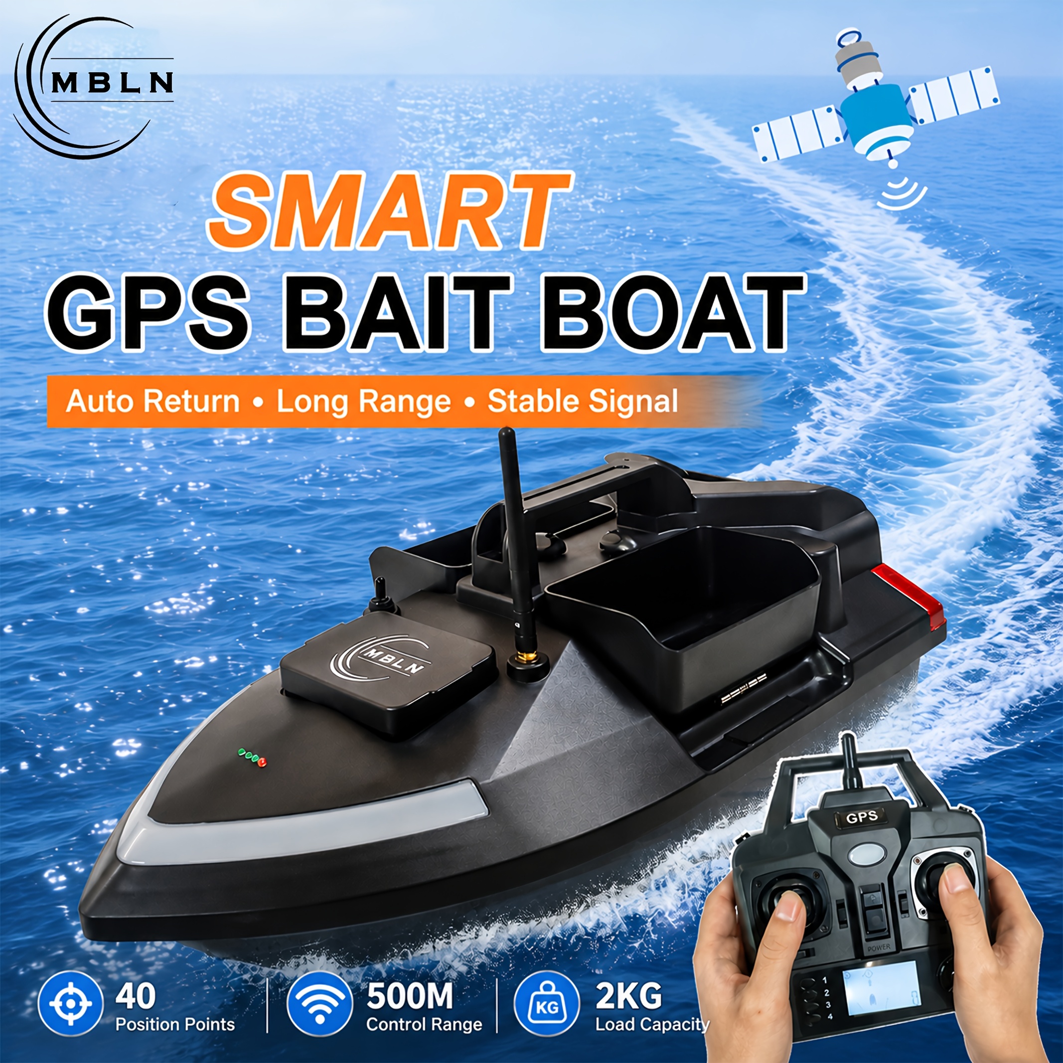 fishing rc boat sold on Temu United States