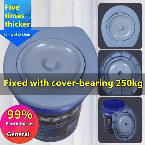 portable camping toilet seat removable plastic lid suitable for outdoor survival hiking hospitalization emergency use compact portable design essential for camping durable and easy to clean portable toilet cover