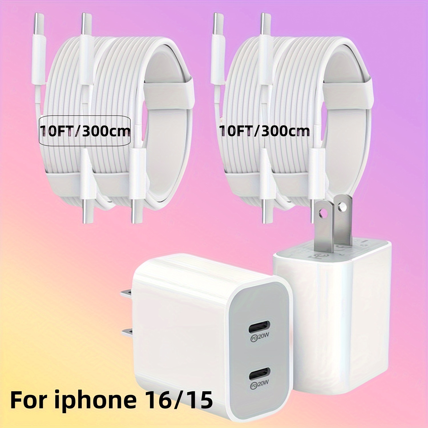 suitable fast charging iphone 16 pro max charger 10 Temu