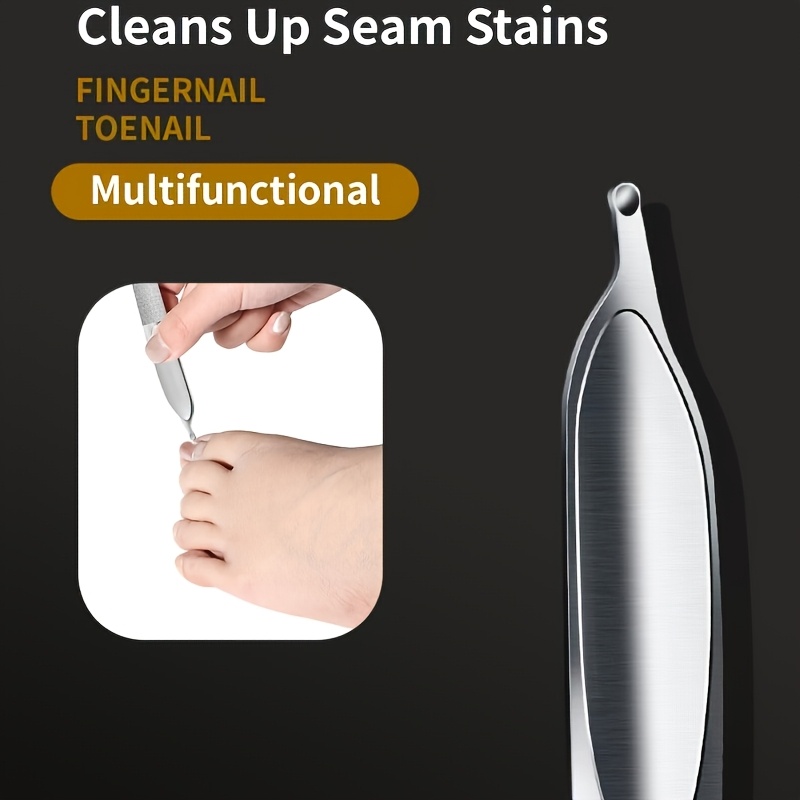 Double-Sided Stainless Steel Nail File with Box