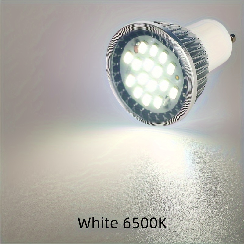 4pcs/10pcs GU10 LED Bulbs, 7W Spotlights LED Light Bulb AC85-265V  Replacement Halogen Bulb, Recessed Lighting Downlight For Home Decor, 3000K  6500K