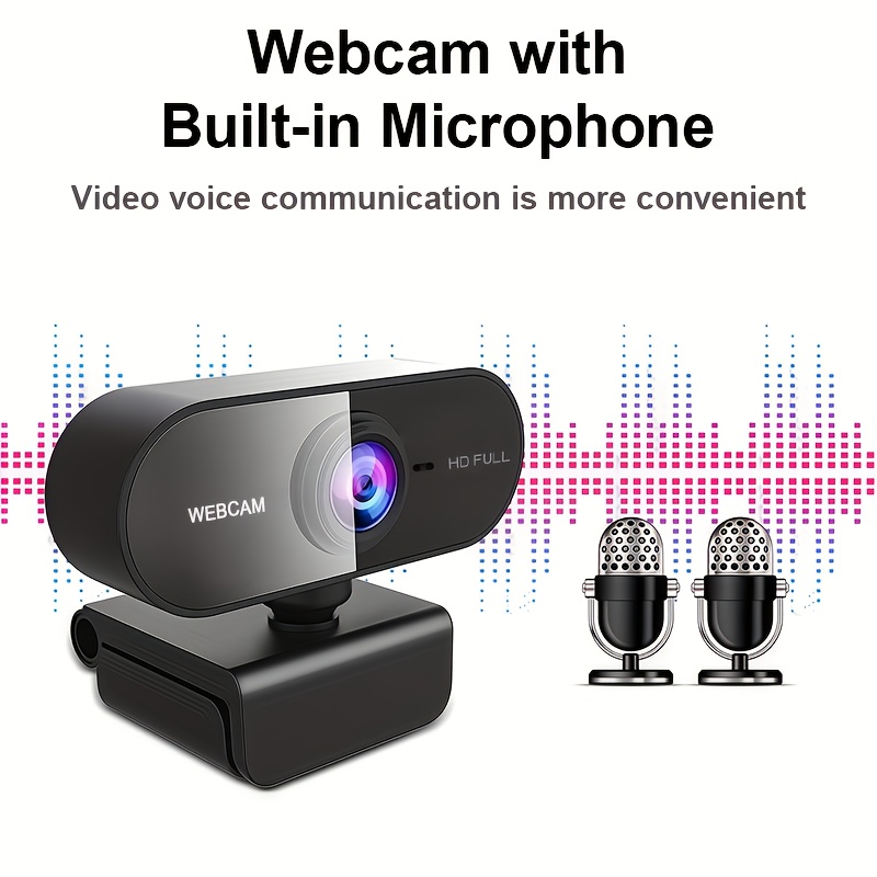 cámara web hd inteligente micrófono cámara videoconferencia Temu