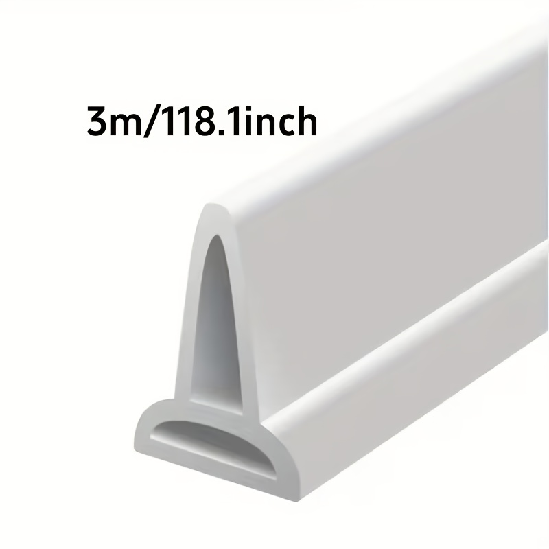 Image of 59-inch & 118.11-inch Self-adhesive Waterproof Shower Barrier - Flexible Bath & Bathtub Protection, & Stick Installation, Suitable For Bath, Shower, Toilet