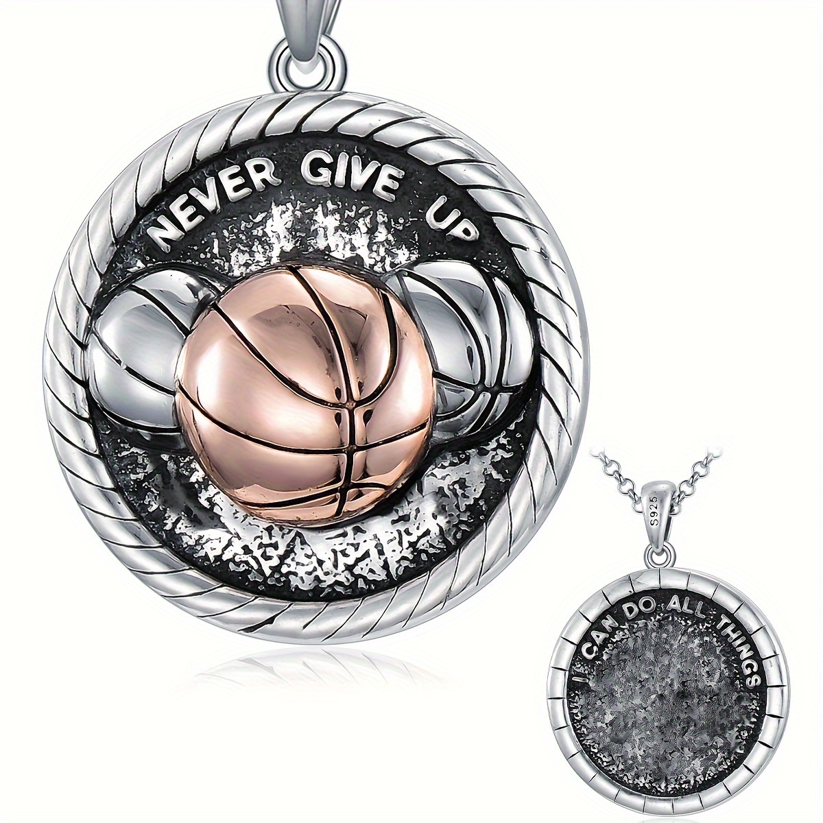 Engraved Jewelry Girls Basketball Necklace Basketball Necklace For
