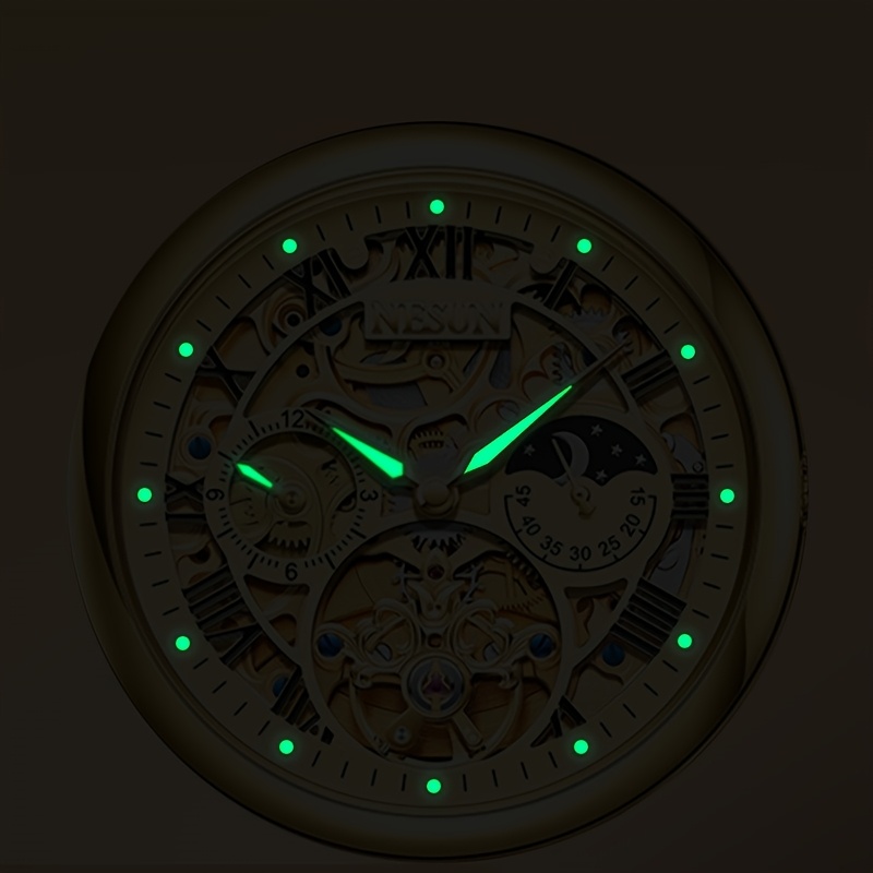 NESUN Automatic Mechanical Men's Watch with Luminous Features