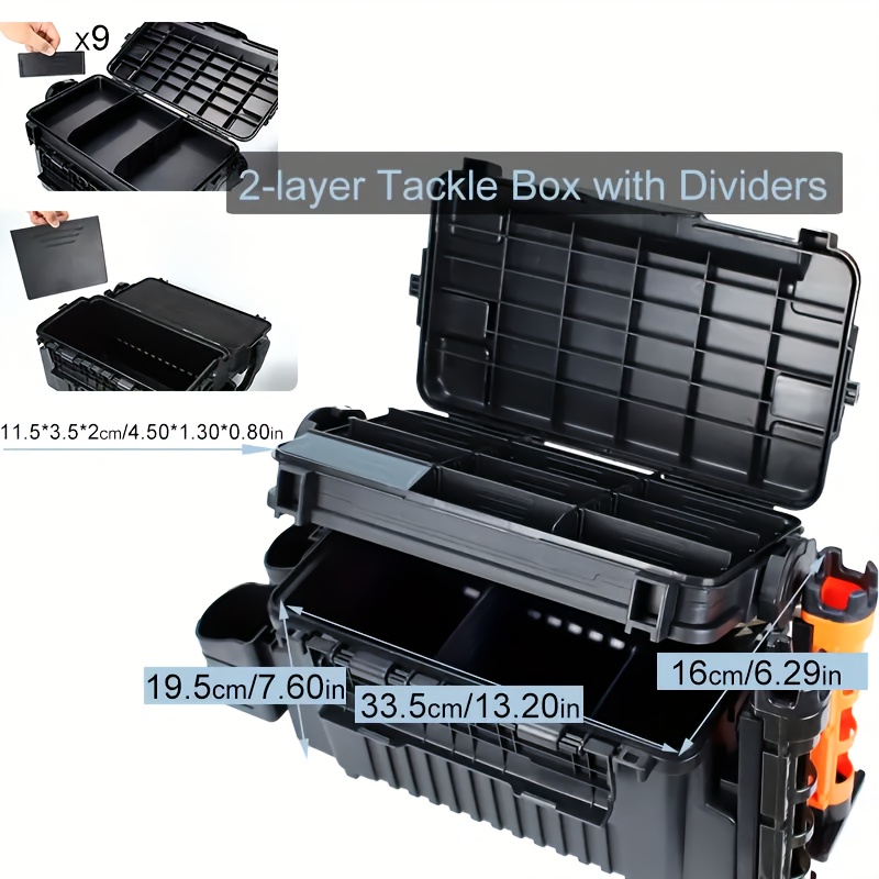 2 91gal fishing tackle rod holders 2 cup holders large - Temu