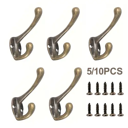 1Pc Vintage Hanger Hook Antique Zinc Alloy Door Ho... - Grandado 1Pc Vintage Hanger Hook Antique Zinc Alloy Door Ho... - Grandado