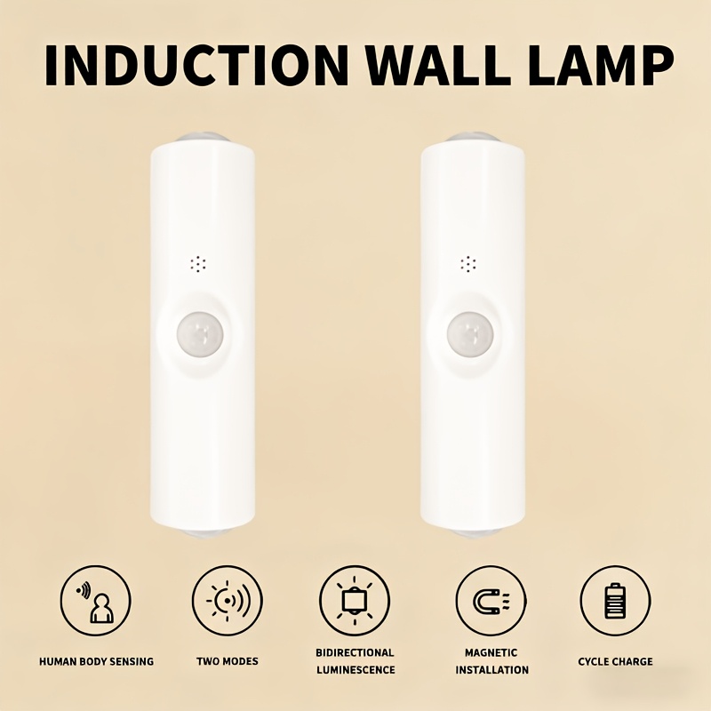 4 luces nocturnas inteligentes con sensor de movimiento y PE - Imagen 7