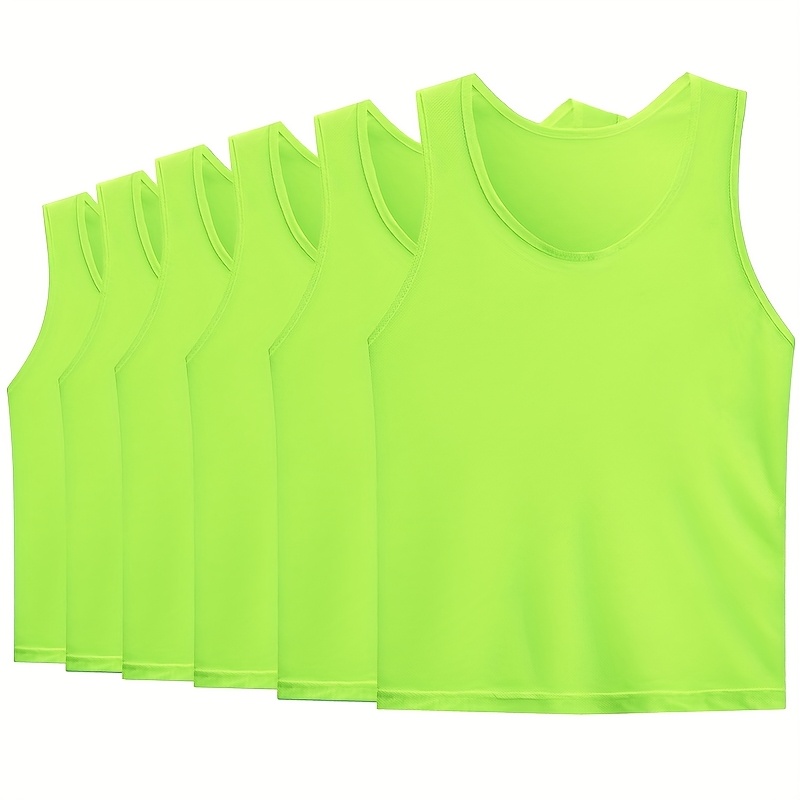 6pcs Of Mesh Adversarial Clothing, Football And Basketball Training Vests, Adult Sports Expansion Activities, Vest Team Uniforms, Advertising Shirts