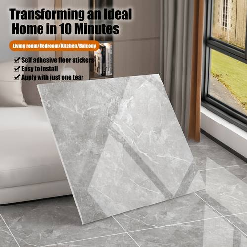 16/32 pièces autocollants de sol carrelage, 11,81×11,81 pouces (30×30 cm), faciles à nettoyer. adaptés pour carrelage de salle de bain, cuisine, chambre, bureau et . autoadhésifs et amovibles besoin. plusieurs styles disponibles