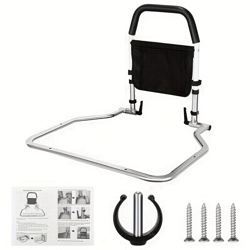 Elderly Bedside Armrest Safety With Anti-fall Booster Frame For Bedridden Individuals (68*57*4cm)