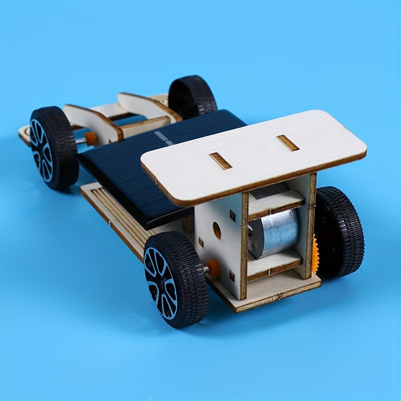 kits de construcción de modelos educativos de madera para   solares diy, proyectos manuales de manualidades, autos de   con energía solar, útiles escolares, suministros de  , materiales de   sociales, fabricación de contrachapado detalles 4