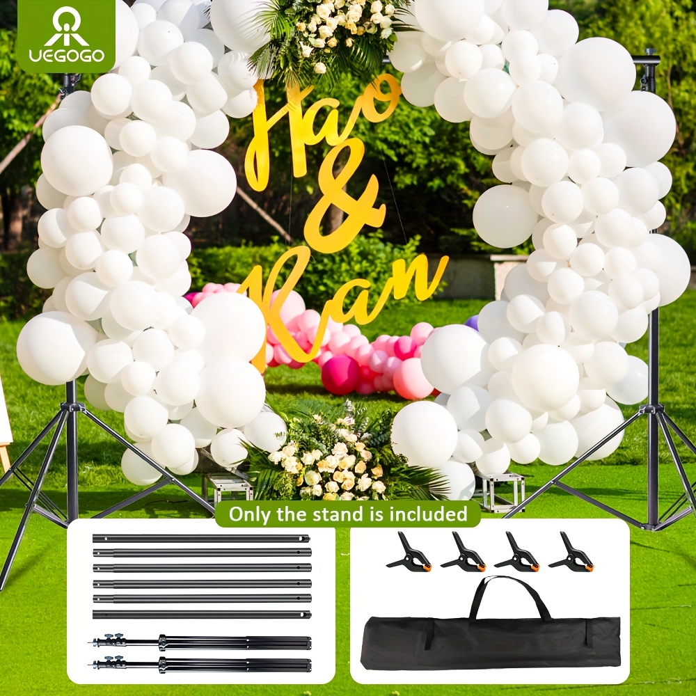 TEMU Adjustable , Background Stand 7.87x7.87 Inches (width X Height) Adjustable Studio Background Stand, Support Kit, With 4 Horizontal Bars And 4