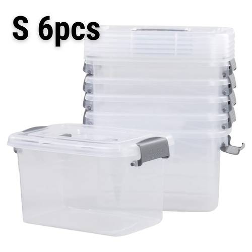 durable storage container collection 6 12 pack sturdy organizers with locking lids impact resistant stackable bins for garage basement and closet