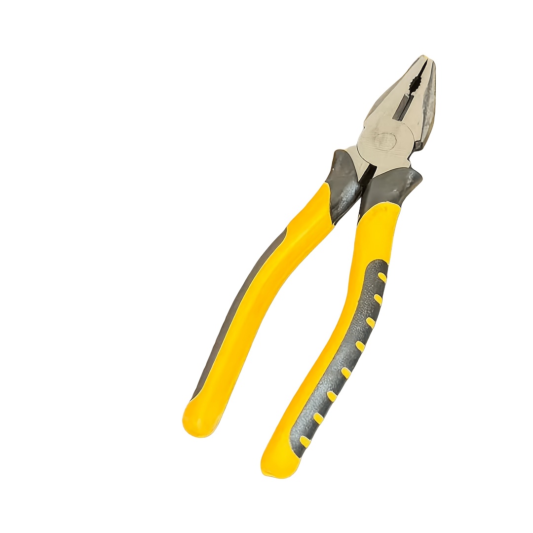 TEMU 1pc 8-inch Pliers, Multifunctional Anti-slip Wire Cutter For Cutting Iron Wire, Metal Material, Suitable For Indoor And Outdoor Maintenance Work
