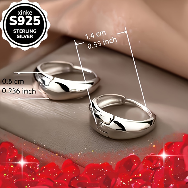 S925 Pure Silver Round Dangle Earrings with Sparkling Gemstones