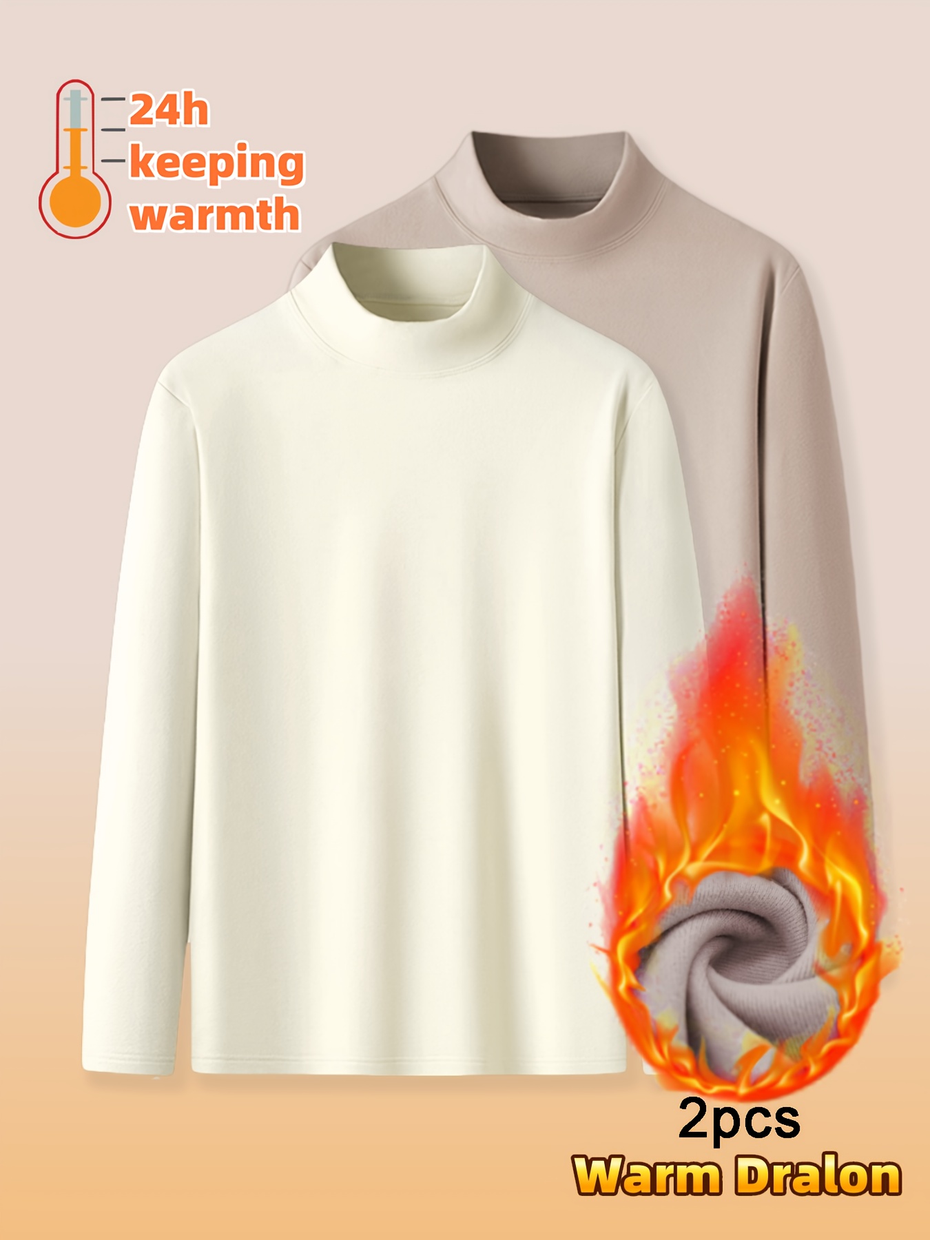 conjunto ropa interior térmica cuello larga Temu Guatemala