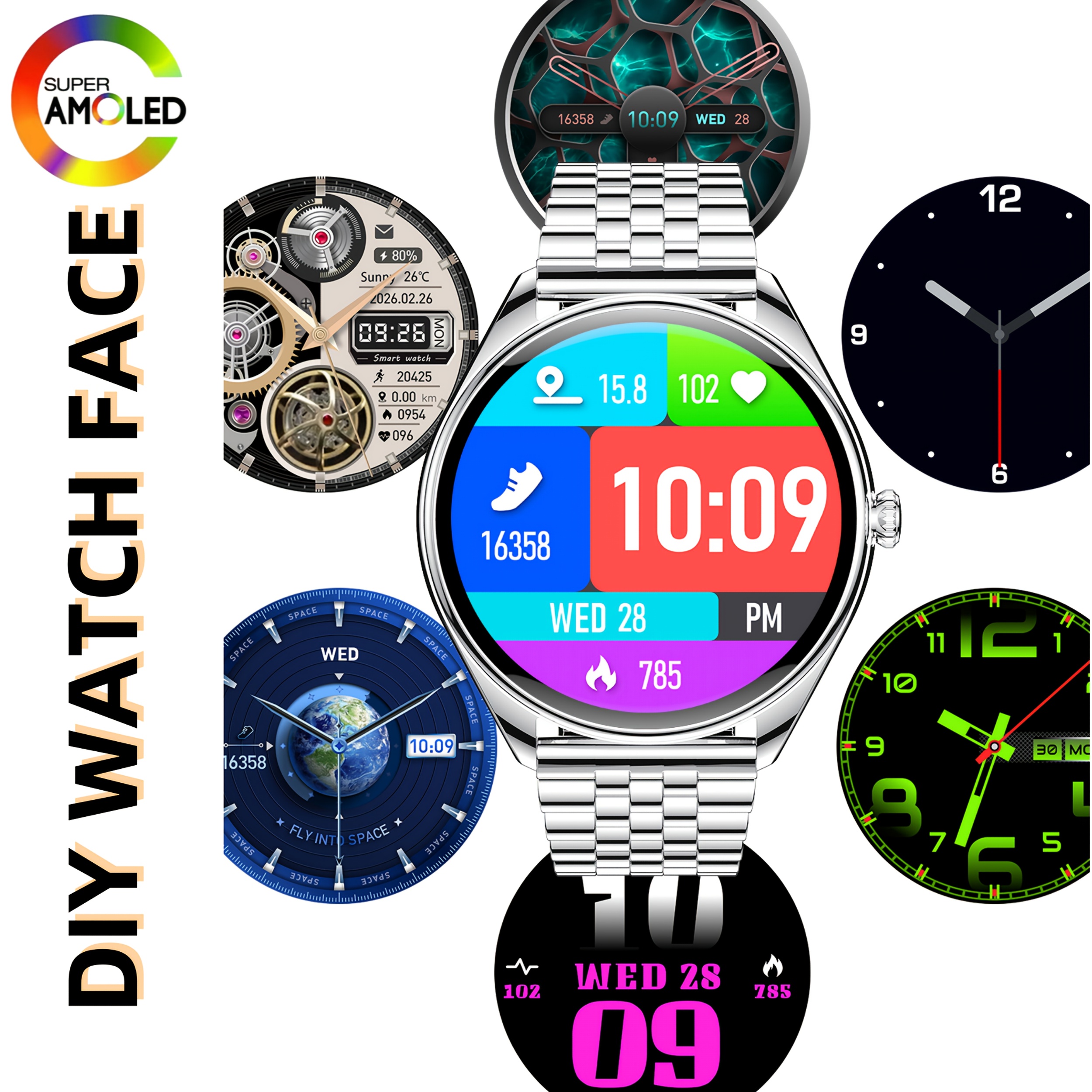 Stylish Smartwatches Vintage Style Smartwatch Classic Fashion