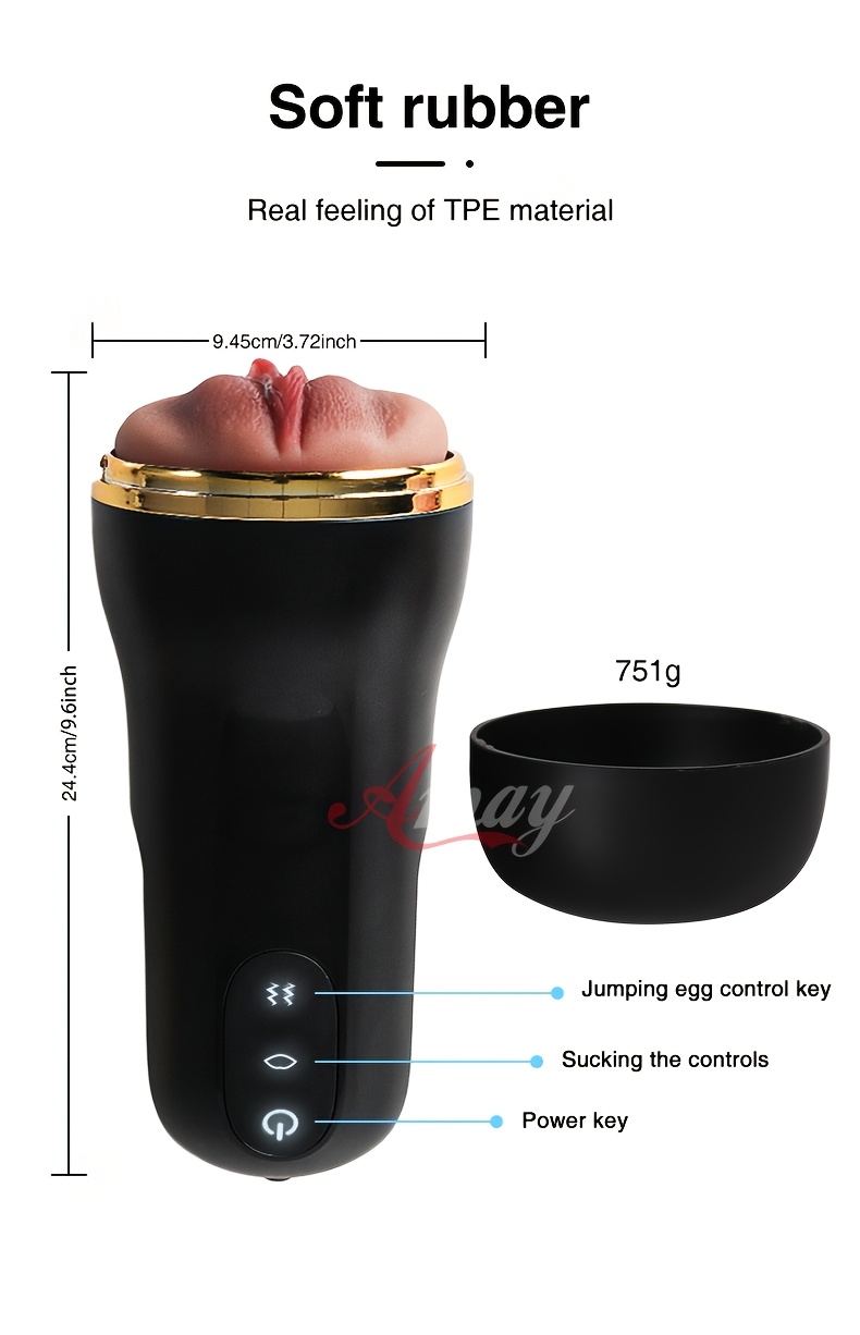 Romantic Valentine'S Day Gift- Simulation Electric Plane Cup, Crotch Self-Therapy, TPE Material Cannon Pocket Cat, Soft And Comfortable Material, with 3D Realistic Textured Vaginal Toy, Male Adult Self-Therapy Electric Toy