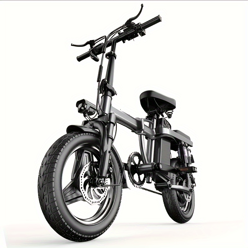 

Bike, 48v 15ah, 20mph 35miles Commuting Ebikes, 500w , 14'' Folding , Lcd Display