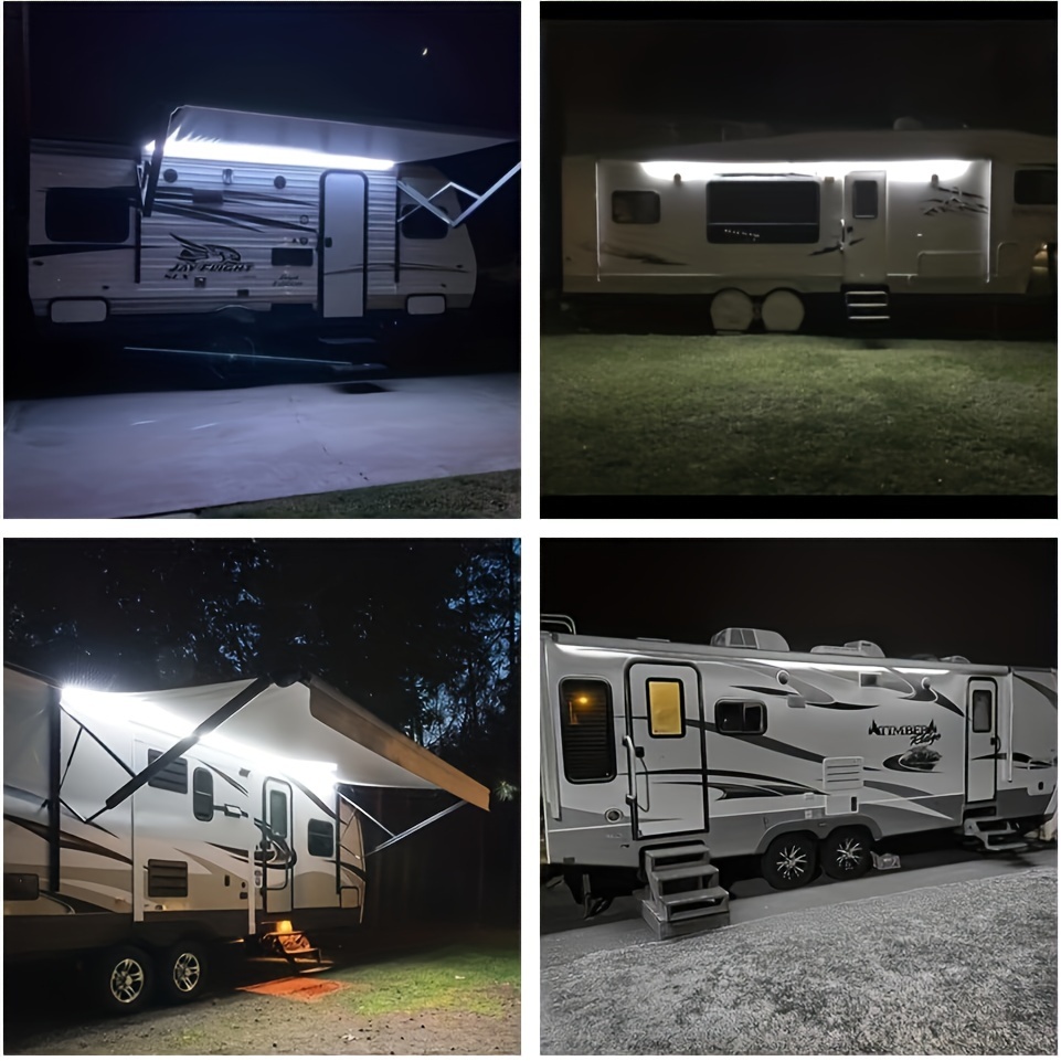 Rv Led Light Kit 12v Rv Awning Led Light Strip Exterior - Temu