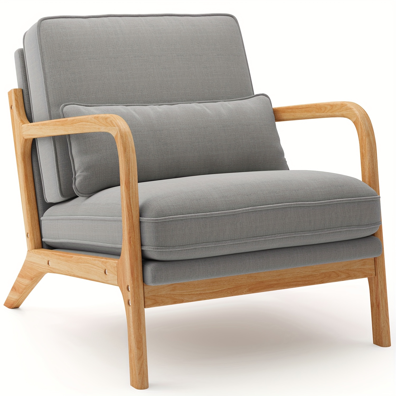 Image of Single-seater Office Chair, Leisure Chair With Soft Cushion And Matching Throw Pillow, Suitable For Game And Room Furniture