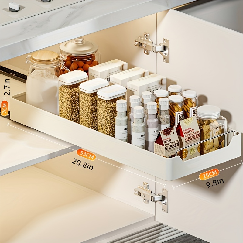 pull cabinet organizer rack multi use shelves Temu United Arab