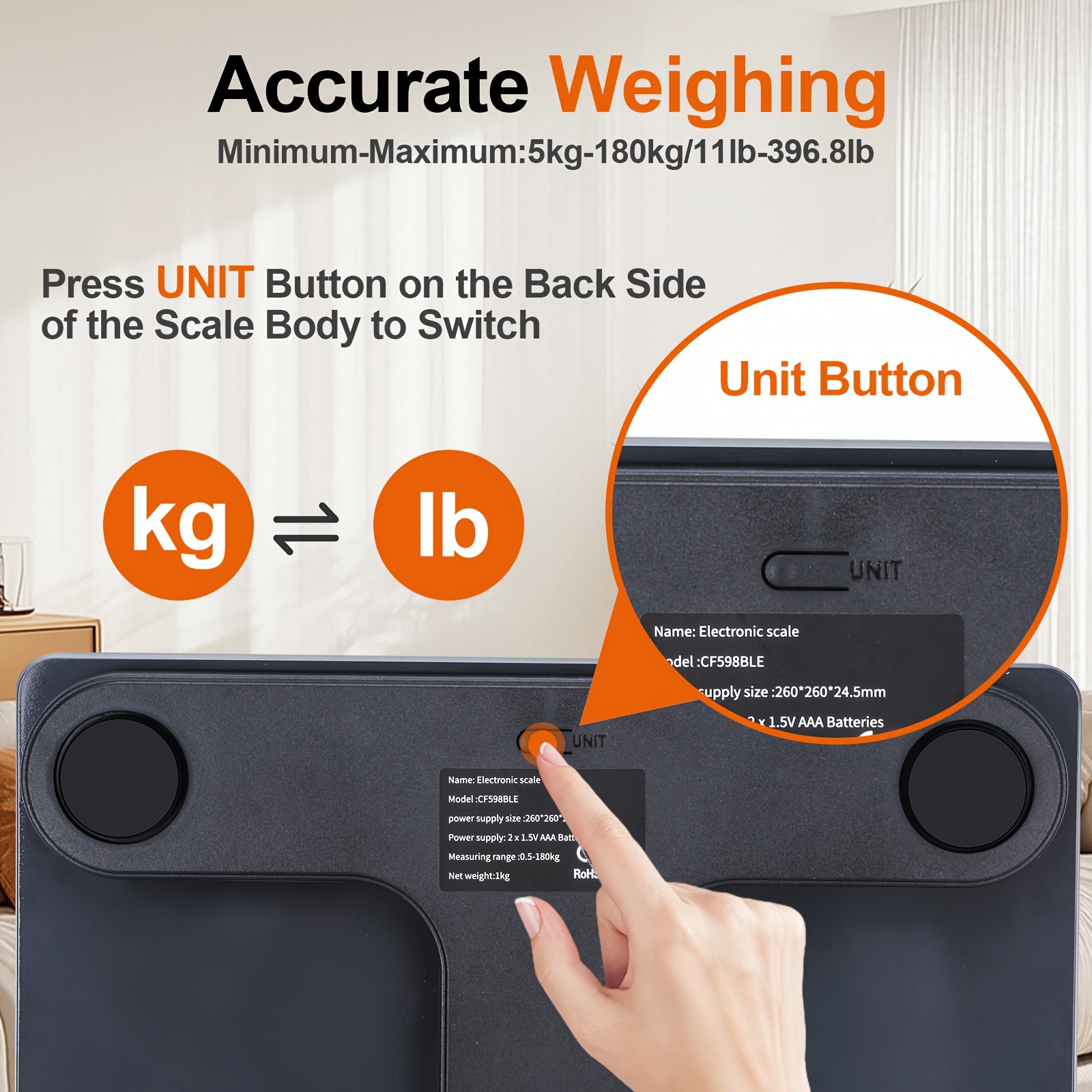 YourBrand Body Fat Scale Image 1