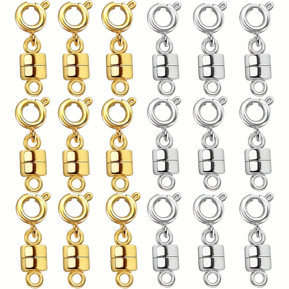 Image of Magnetic Necklace Clasps And Closures, Jewelry Clasps For Bracelet Necklaces Chain, Jewelry Making Necklace Clasps