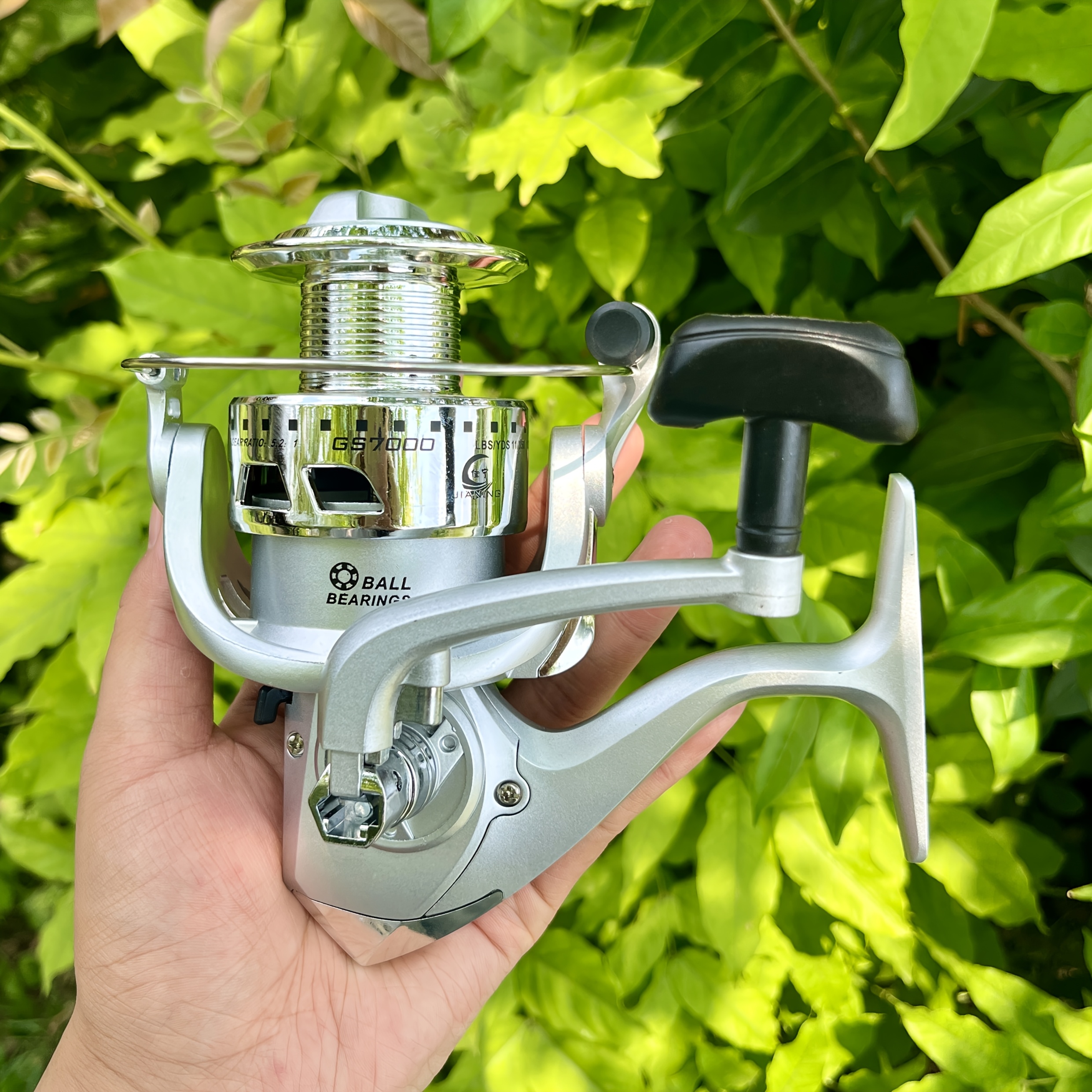 automatic fishing reel canada Fishing Reel *-7000 Semi-* 5.2:1 High Speed Rotary Fishing Reel