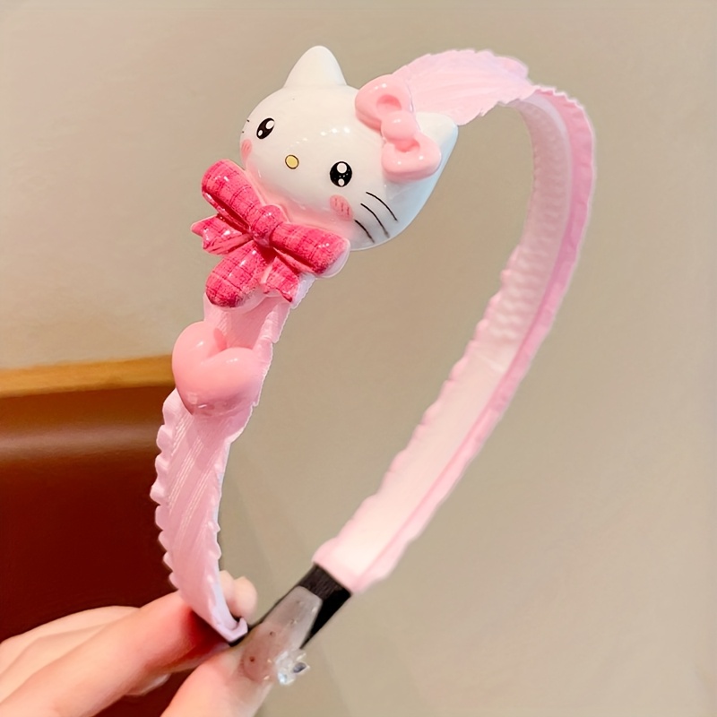 Image of 1pc Of Adorable -style Bow Headbands For Women, Featuring Wide Designs And Anti-slip Functionality, Perfect For Makeup, Washing , Photo Props, And As Birthday Gifts