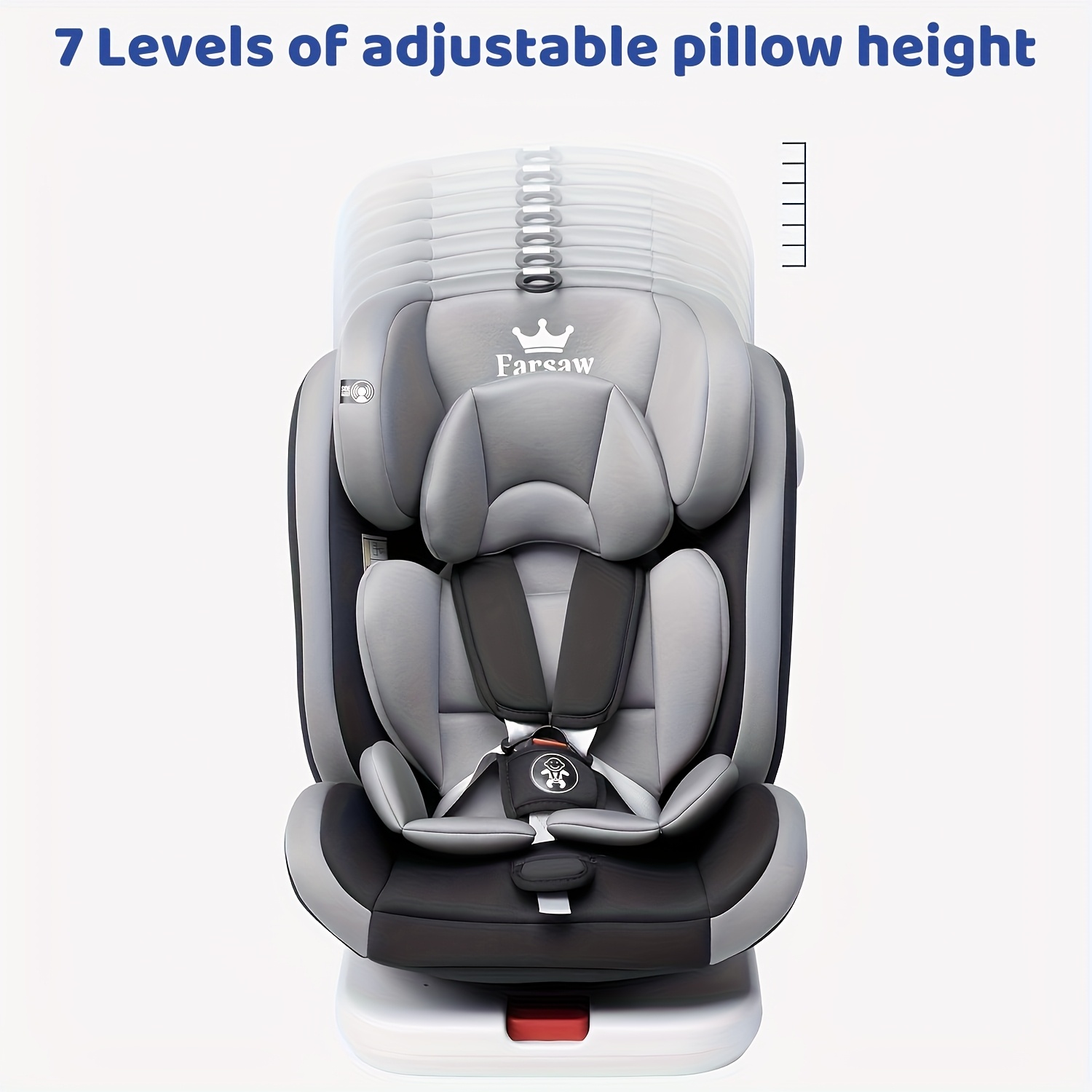   baby car seat child seat 360 rotatable   36 kg 0 12 year 5 point safety belt black Product details 1